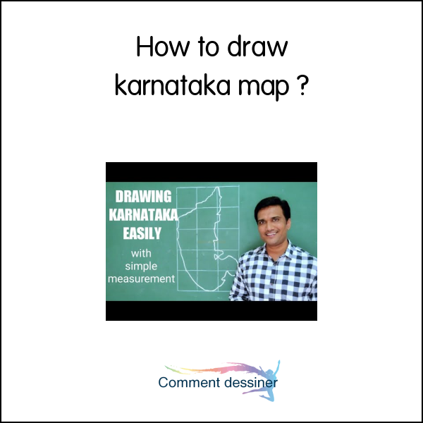 How to draw karnataka map